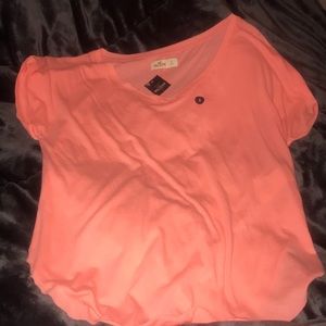 Orange Hollister t-shirt